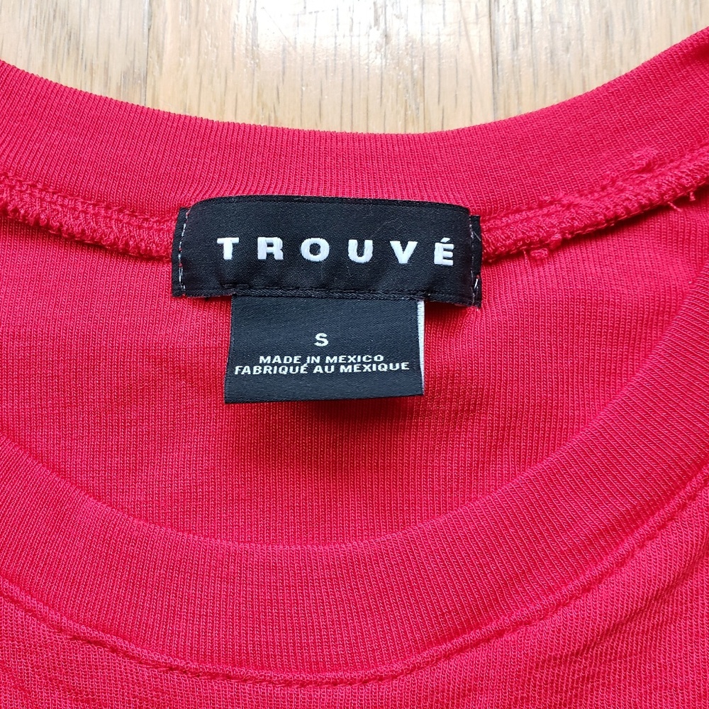 Trouve Red Blouse - Picture 5 of 5